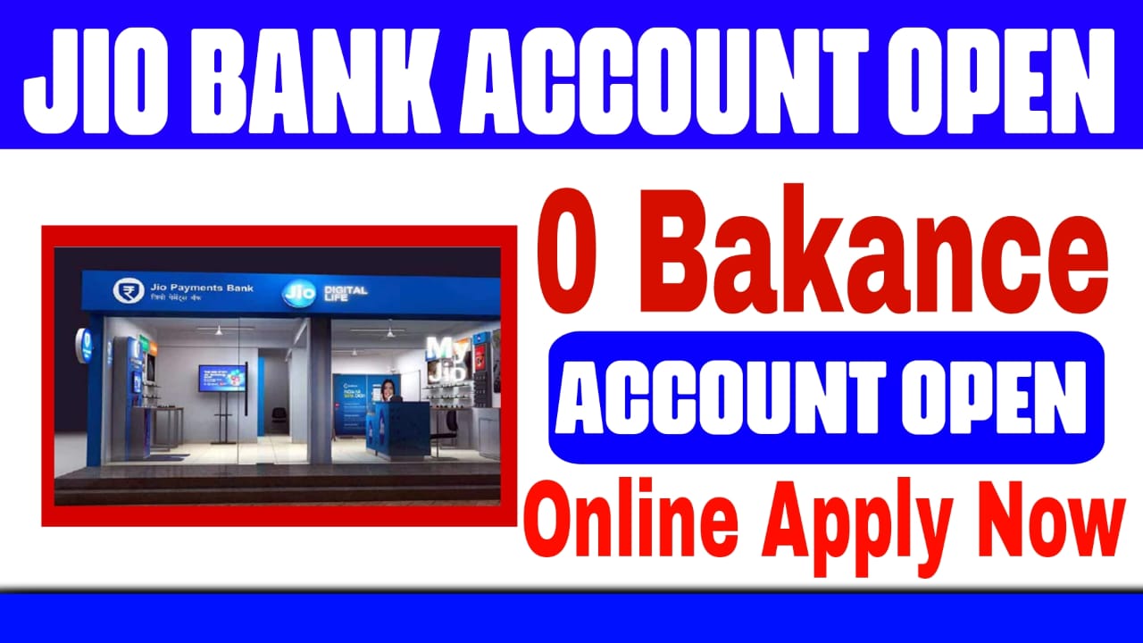 Jio Bank Account Open